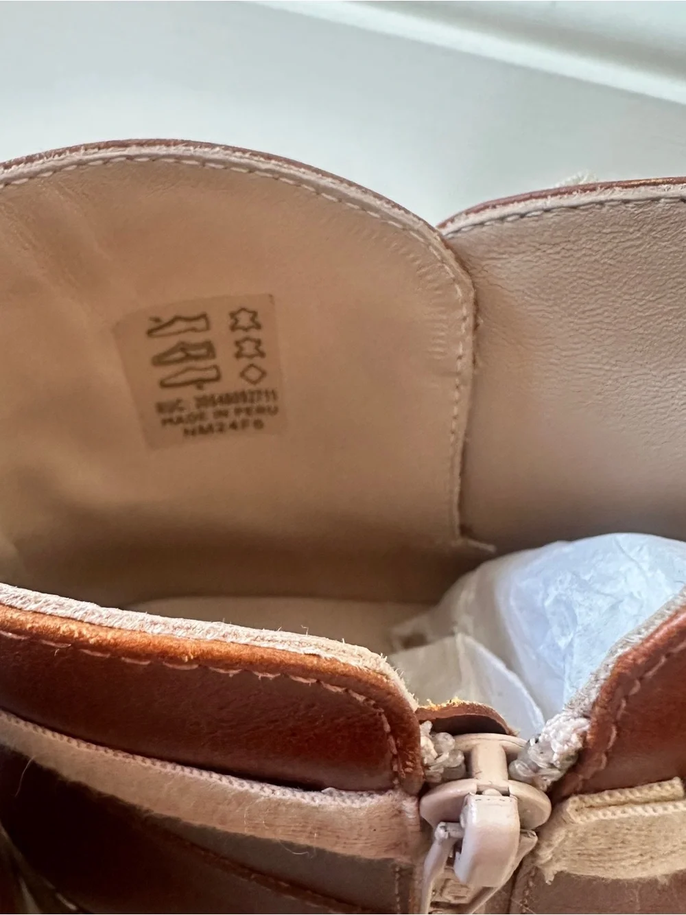 Elephantito Brown Kids Leather Ankle Boot Sunny Bootie with Cream Bow 3